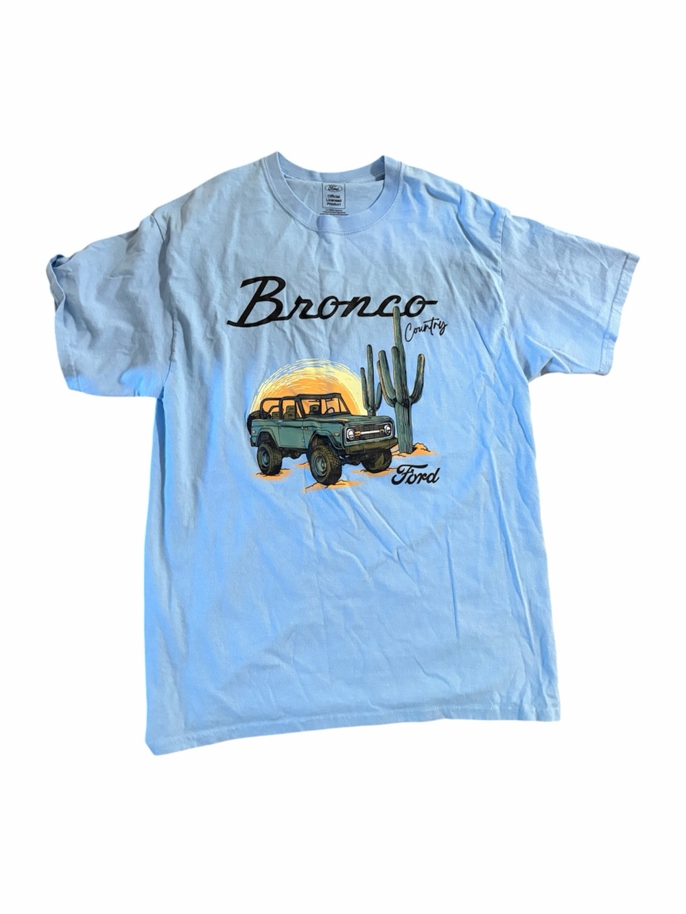 Ford Light Blue "Bronco Country" Graphic Tee